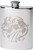 6oz Pewter Hip Flask With Embossed Kells Dragon Design Ideal Gift