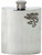 Embossed Rampant Lion Design 6oz Hip Flask Kidney Shape Engravable Great Gift