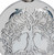 4oz Round Pewter Hip Flask With Embossed Tree of Life Design Ideal Gift 4oz Round Pewter Hip Flask With Embossed Tree of Life Design Ideal Gift