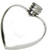 Love Heart Liquor Flask, 3oz Pewter Pocket Flask with Polished Finish Great Gift