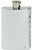 Diagonal Fluting Hip Flask 4oz Kidney Shape Pewter Engravable Ideal Gift
