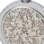 4oz Round Pewter Hip Flask With Embossed Flower and Leaf Design Ideal Gift 4oz Round Pewter Hip Flask With Embossed Flower and Leaf Design Ideal Gift