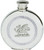 Pewter Hip Flask Welsh Dragon Round Flask 6oz Screw Top CYMRU Y Ddraid Goch Great Gift