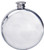 Pewter 6oz Round Pewter Hip Flask With Working Compass Great Gift