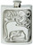 Celtic Beast Hip Flask Pewter Screw Top Space for Engraving on Back Great Gift