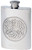 4oz Pewter Hip Flask With Celtic Thistle Embossed Design Ideal Gift