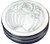 Trinket Box Pewter Round with Charles Rennie Mackintosh Glasgow Rose Lid 50mm