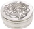 Trinket Box Pewter Round with Entwined Scottish Celtic Dragon on Lid 50mm