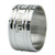 Napkin Ring Pewter Serviette Grooved with Feature Touch Marks