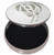Trinket Box Pewter Round with Scottish Mackintosh Simple Glasgow Rose Lid 50mm