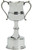 Pewter Sporting Trophy 8inch Polished Beaded Style Football, Rugby, Rowing, Golf Great Gift