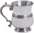 Child's Christening Tankard Pewter Cup Georgian Shape Celtic Wire Engravable