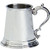 Christening Gift 1/4 pt Pewter Cup Engravable with Handle Plain Design Great Gift