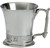 Christening Child's Tankard Pewter Can Flared Celtic Band Engravable