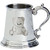 Christening Gift Children's Plain Tankard With Teddy on Handle Pewter Cup