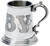 Child's Christening 1/4 pt Tankard Pewter Cup Word Wrap Baby Teddy Engravable