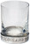 Glass And Pewter Shot Glass with Pewter Base with Scotland Wording