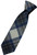 Mens All Wool Tie Woven Scotland - Stewart Muted Blue Weathered Tartan