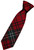 Mens All Wool Tie Woven Scotland - Morrison Red Modern Tartan Mens All Wool Tie Woven Scotland - Morrison Red Modern Tartan