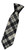 Boys Pure Wool Tie Woven Scotland - Scott Black and White Modern Tartan Boys Pure Wool Tie Woven Scotland - Scott Black and White Modern Tartan