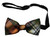 Dundee City Tartan Men's Bow Tie Pure Wool Elastic Fastening
