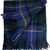 Scottish Tartan Wool Mix Blanket Throw Warm and Soft MacLeod of Harris Modern Travel Plaid Picnic Knee Wool Rug 182 cm x 152 cm