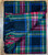 Scottish Tartan Wool Mix Blanket Throw Warm and Soft Stewart Black Travel Plaid Picnic Knee Wool Rug 182 cm x 152 cm