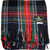 Scottish Tartan Wool Mix Blanket Throw Warm and Soft Stewart Black Travel Plaid Picnic Knee Wool Rug 182 cm x 152 cm