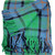 Scottish Tartan Wool Mix Blanket Throw Warm and Soft Flower Of Scotland Travel Plaid Picnic Knee Wool Rug 182 cm x 152 cm