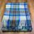 Scottish Tartan Wool Mix Blanket Throw Warm and Soft Stewart Muted Blue Travel Plaid Picnic Knee Wool Rug 182 cm x 152 cm