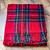 Scottish Tartan Wool Mix Blanket Throw Warm and Soft Royal Stewart Travel Plaid Picnic Knee Wool Rug 182 cm x 152 cm