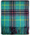Scottish Tartan Wool Mix Blanket Throw Warm and Soft Newfoundland Travel Plaid Picnic Knee Wool Rug 182 cm x 152 cm