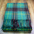Scottish Tartan Wool Mix Blanket Throw Warm and Soft Newfoundland Travel Plaid Picnic Knee Wool Rug 182 cm x 152 cm
