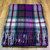 Scottish Tartan Wool Mix Blanket Throw Warm and Soft MacDonald Modern Dress Travel Plaid Picnic Knee Wool Rug 182 cm x 152 cm