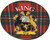 King Scottish Clan Family Name Round Cork Coasters Set of 4