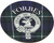 Forbes Scottish Clan Family Name Round Cork Coasters Set of 4