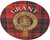 Grant Scottish Clan Family Name Round Cork Coasters Set of 4