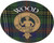 Wood Scottish Clan Family Name Round Cork Coasters Set of 4