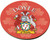 Doyle Irish Clan Name Round Cork Coasters Set of 4 Irish Gift