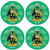 Moran Irish Clan Name Round Cork Coasters Set of 4 Irish Gift