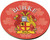 Burke Irish Clan Name Round Cork Coasters Set of 4 Irish Gift