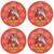 McNamara Irish Clan Name Round Cork Coasters Set of 4 Irish Gift