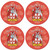 Nolan Irish Clan Name Round Cork Coasters Set of 4 Irish Gift