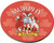 Murphy Irish Clan Name Round Cork Coasters Set of 4 Irish Gift