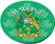 Malone Irish Clan Name Round Cork Coasters Set of 4 Irish Gift