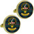 Scottish Clan Mens Cufflinks Robinson Clan Crest Product Of Scotland Gold Colour
