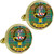 Scottish Clan Mens Cufflinks Wilson Clan Crest Product Of Scotland Gold Colour