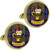 Scottish Clan Mens Cufflinks MacDonald Clan Crest Product Of Scotland Gold Colour