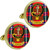Scottish Clan Mens Cufflinks Chisholm Clan Crest Product Of Scotland Gold Colour