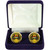 Scottish Clan Mens Cufflinks Macleod Clan Crest Product Of Scotland Gold Colour
